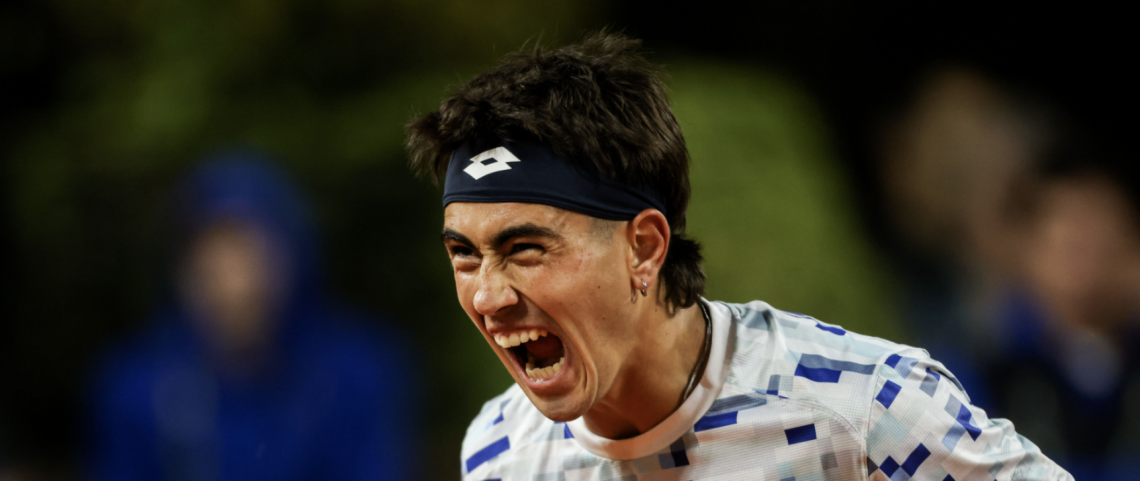 Imagen de Comesaña, la alegría argentina del jueves en el YPF Buenos Aires Challenger 2024