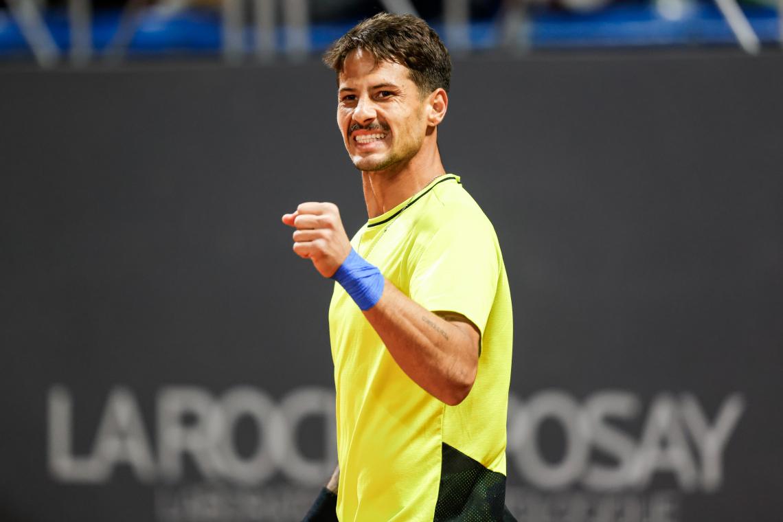 Imagen de Justo, primer ganador del YPF Buenos Aires Challenger